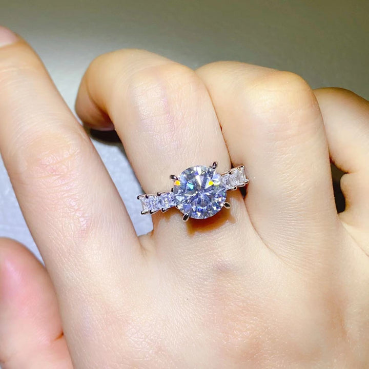 Fashion Sava | Moissanite Ring | 925 Sterling Silver Elegance