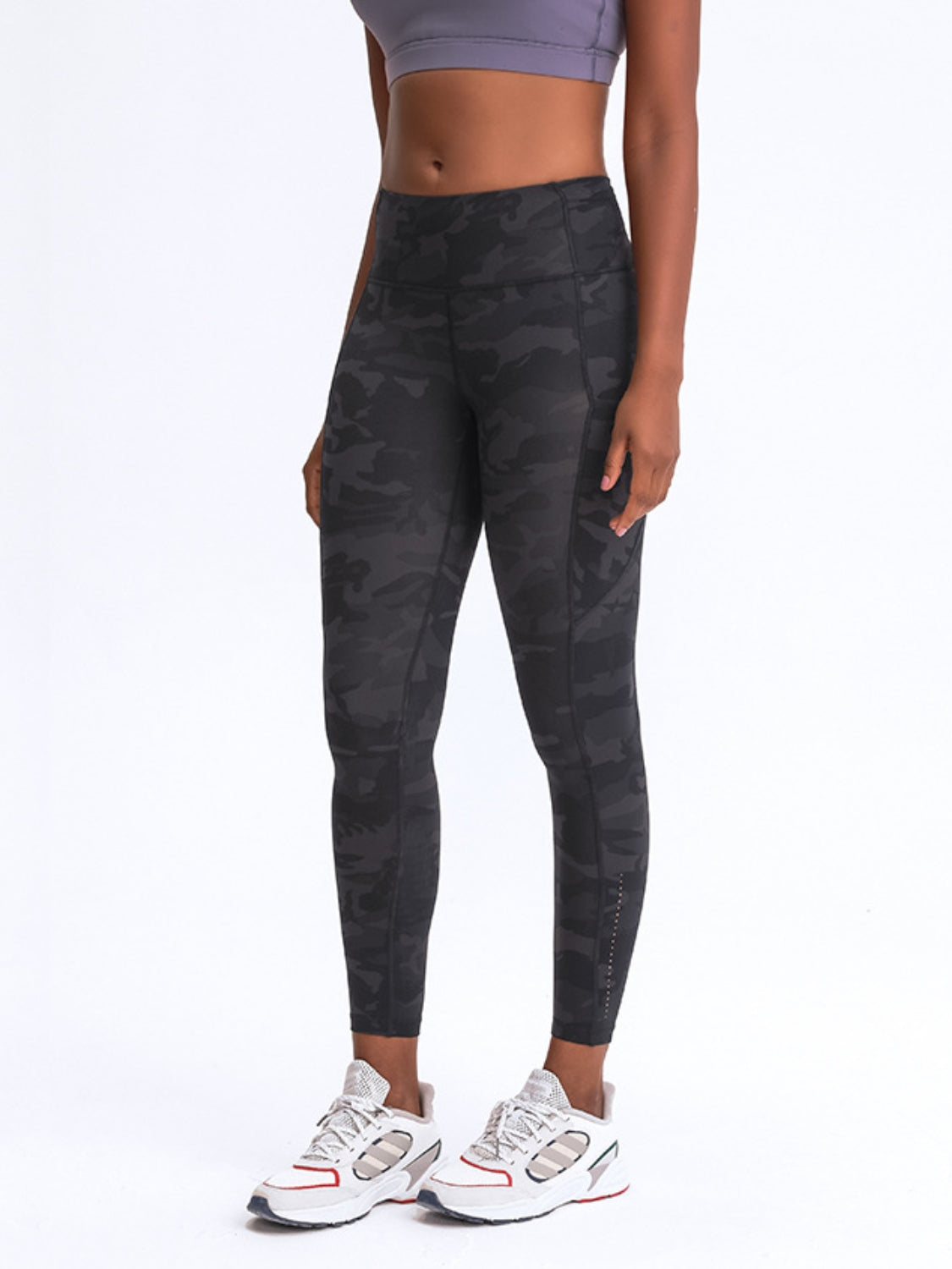 Millennia Wide Waistband Leggings with Pockets