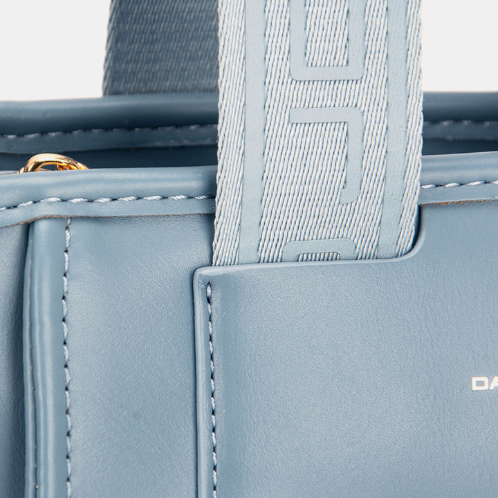 Fashion Sava | Small Handbag | Embossed Pattern Handles