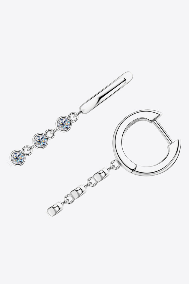 Fashion Sava | Sterling Silver Earrings | Moissanite Elegance