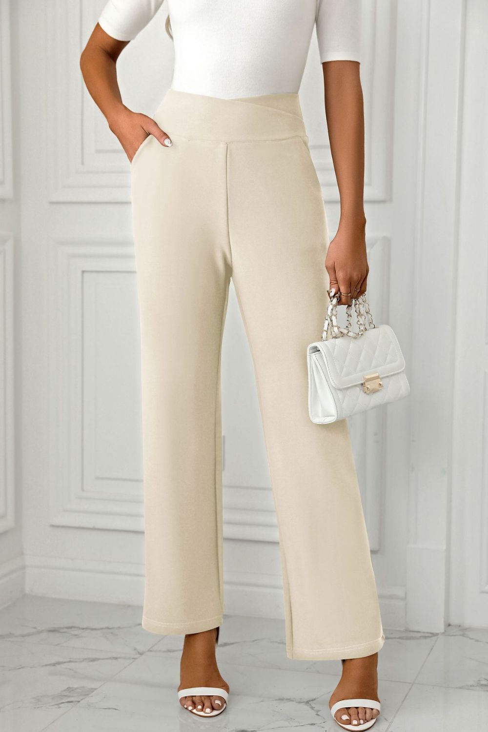 Fashion Sava | High Waist Pants | Convenient Pockets