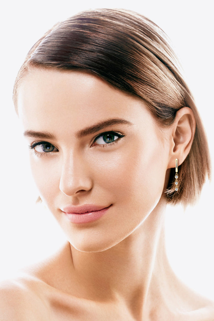 Fashion Sava | Sterling Silver Earrings | Moissanite Elegance
