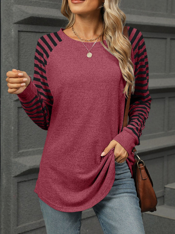 Fashion Sava | Round Neck T-Shirt | Casual Long Sleeve Style