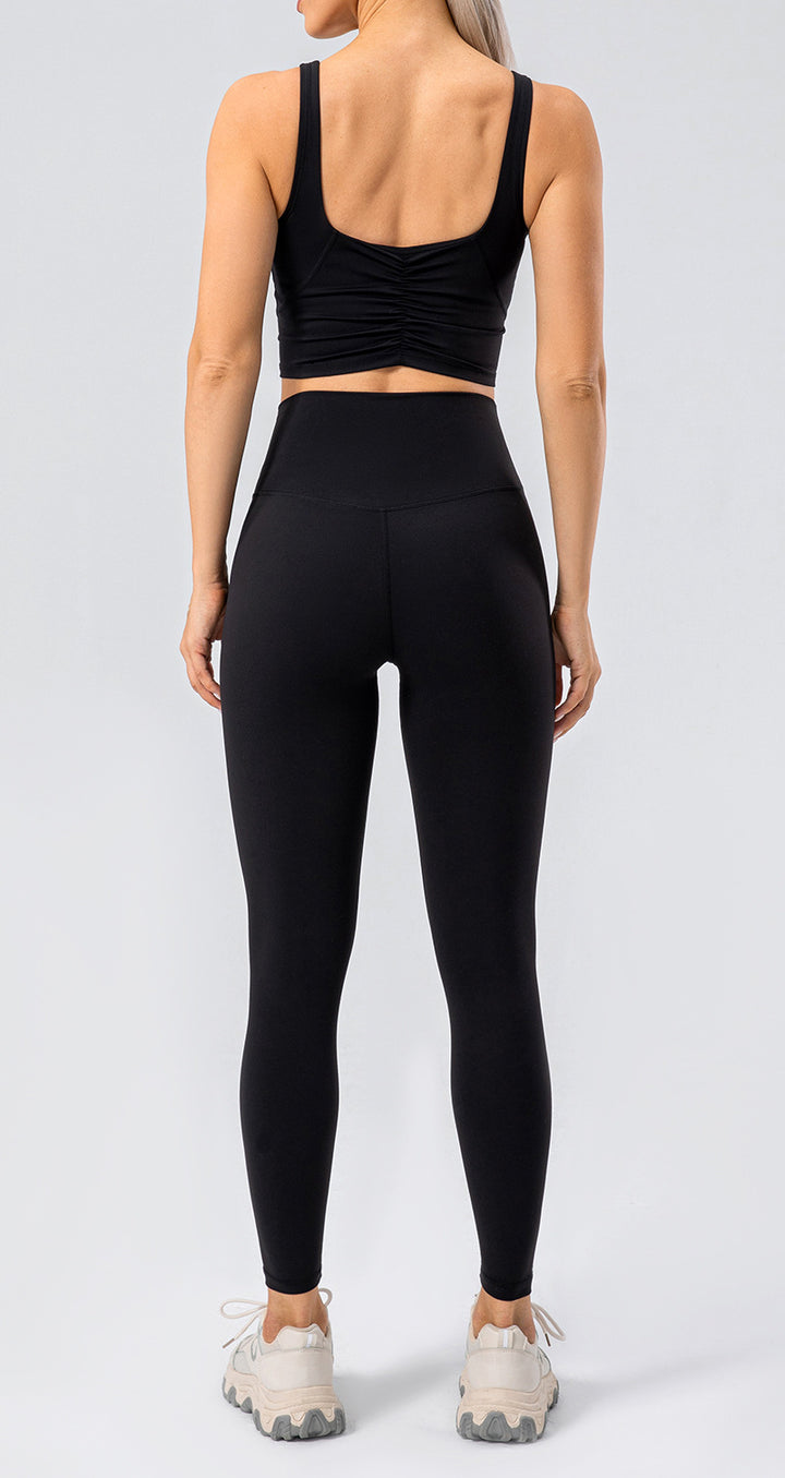 Fashion Sava | Active Leggings | High Waist Wide Waistband