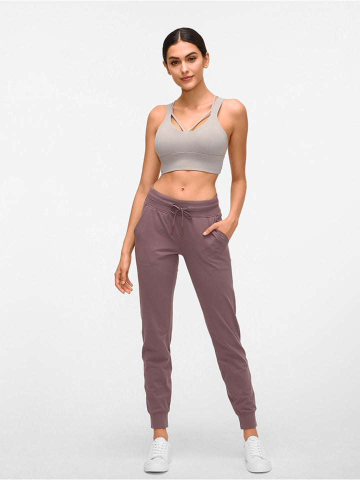 Fashion Sava | Tied Joggers | Double Take with Pockets