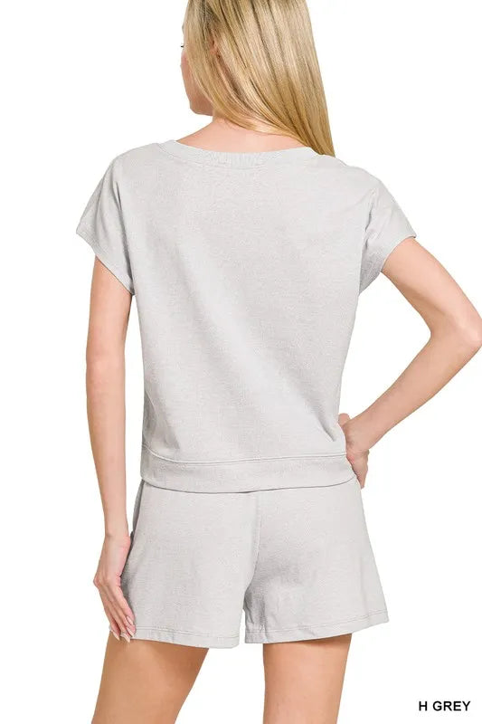 Fashion Sava | Cotton Top & Shorts Set | Premium Comfort