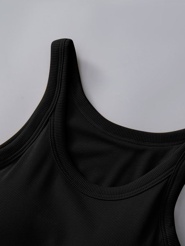 Fashion Sava | Round Neck Tank | Built-In Bra Support