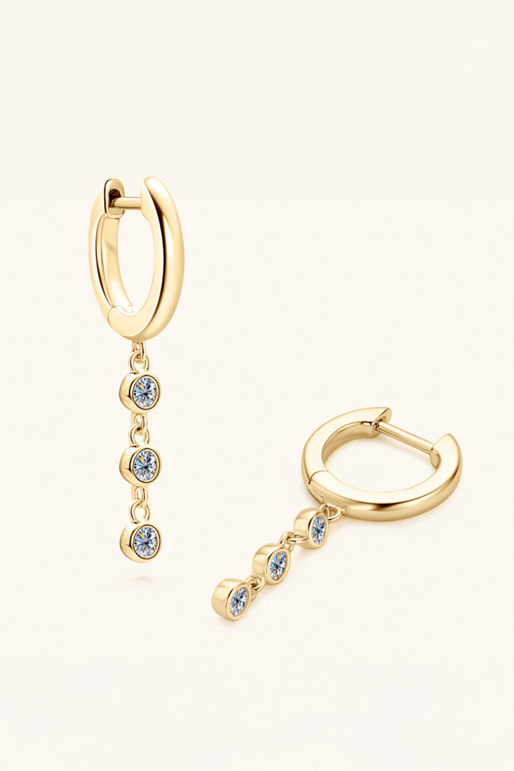 Fashion Sava | Sterling Silver Earrings | Moissanite Elegance