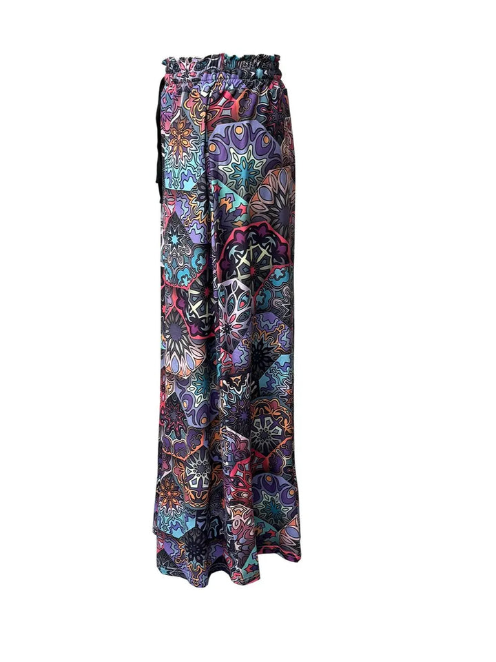Fashion Sava | Maxi Skirt | Printed Design with Pockets
