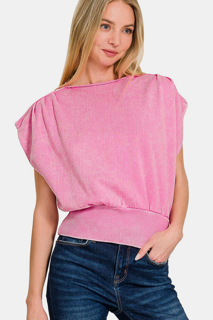 Fashion Sava | Dolman Sleeve Top | Versatile Boat Neck Design