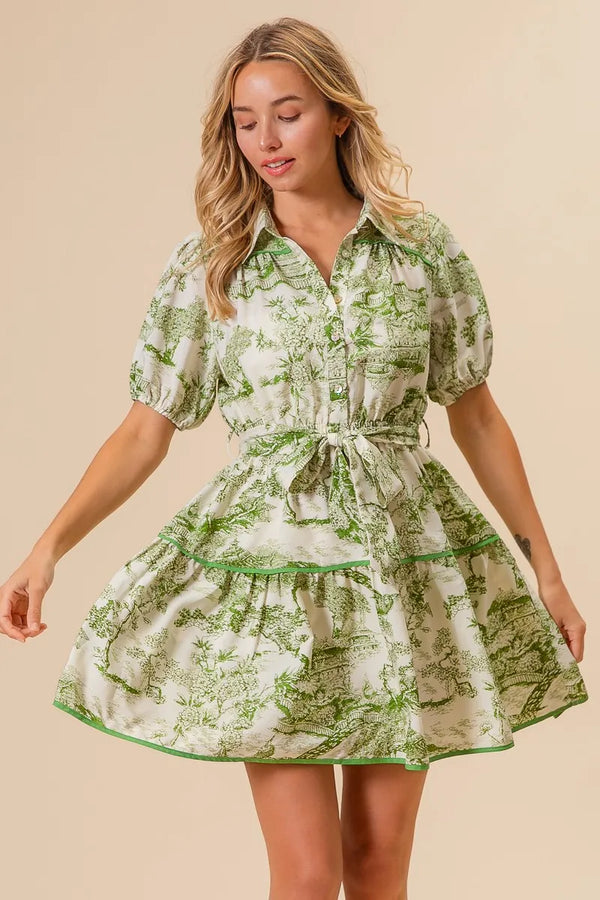 Fashion Sava | Woven Tiered Dress | Effortless Elegance