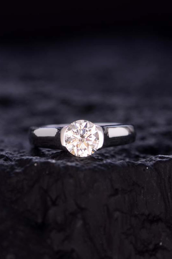 Fashion Sava | Moissanite Silver Ring | Elegant Statement Jewelry