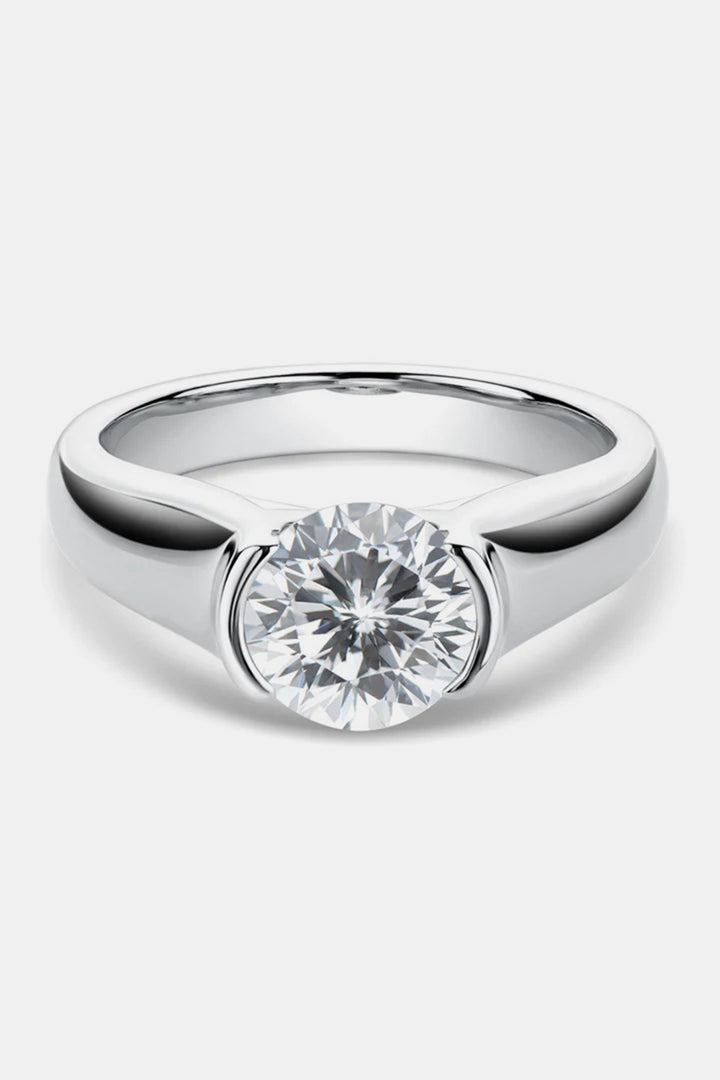 Fashion Sava | Moissanite Silver Ring | Elegant Statement Jewelry