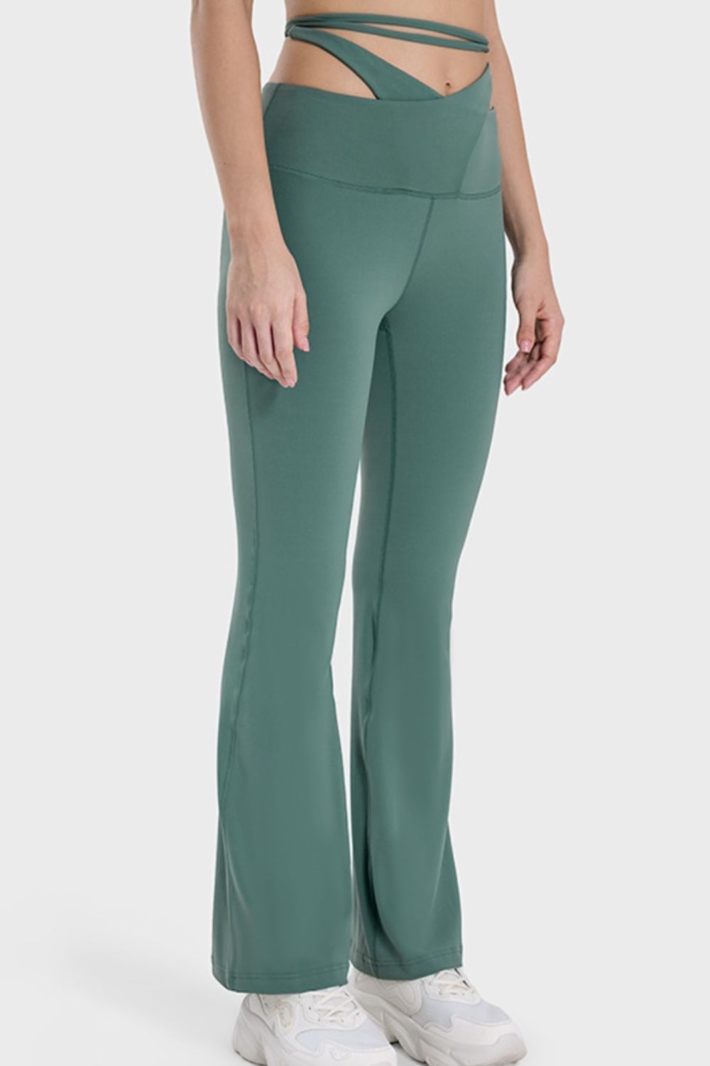 Pantalon de sport taille mi-haute noué Millennia
