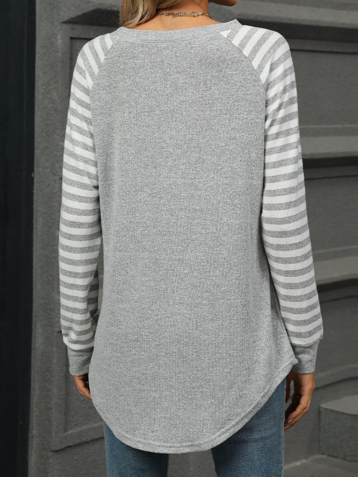 Fashion Sava | Round Neck T-Shirt | Casual Long Sleeve Style