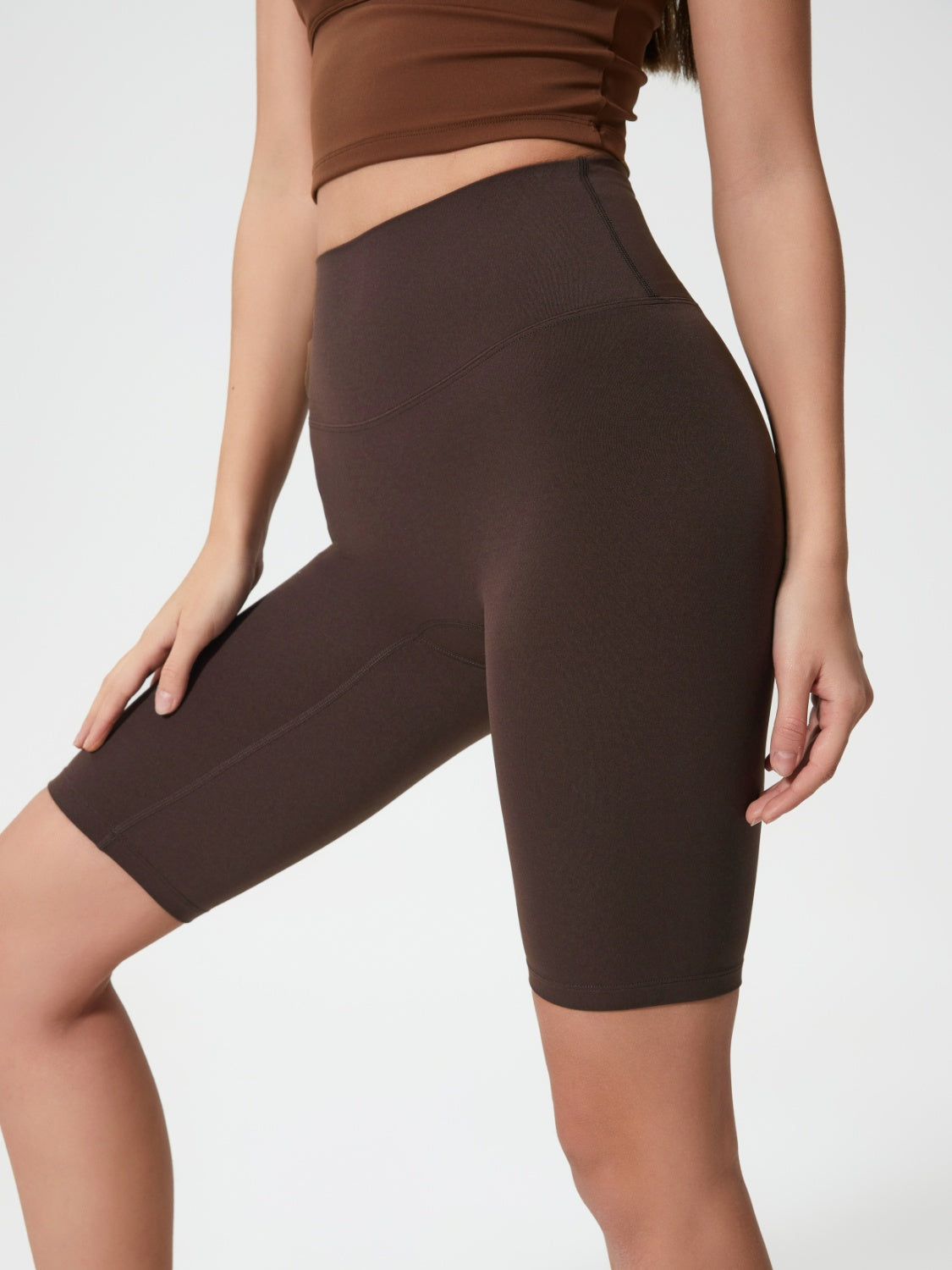 Fashion Sava | Active Shorts | High Rise Wide Waistband