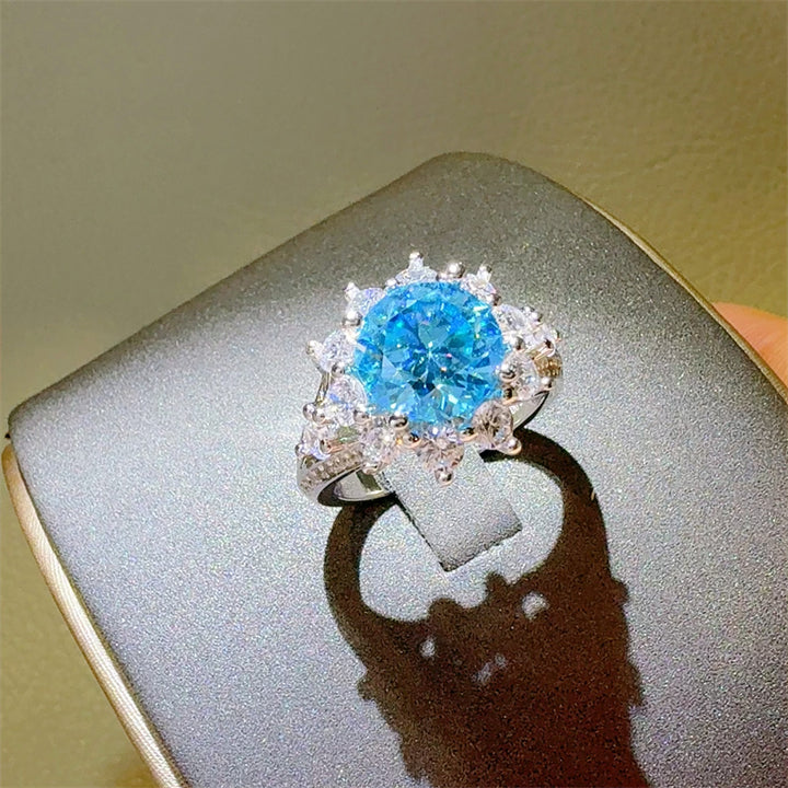 Fashion Sava | Moissanite Zircon Ring | 925 Sterling Silver
