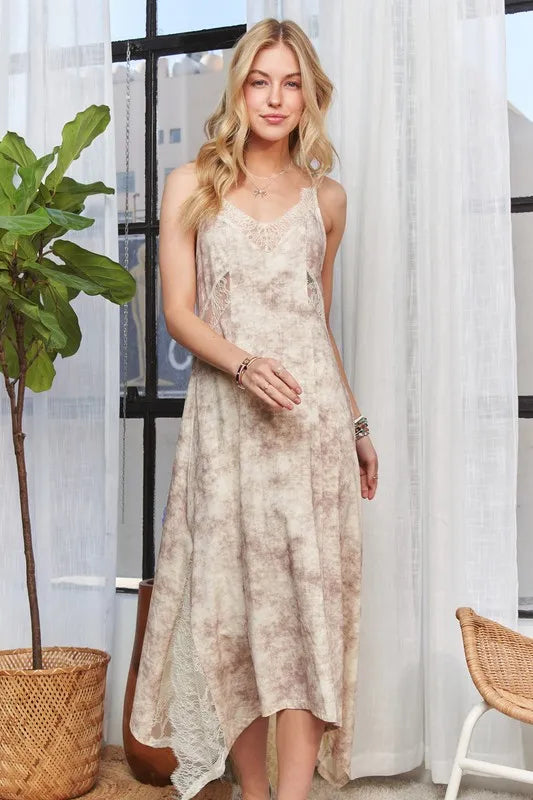 Fashion Sava | Spaghetti Strap Midi Dress | Effortless Elegance