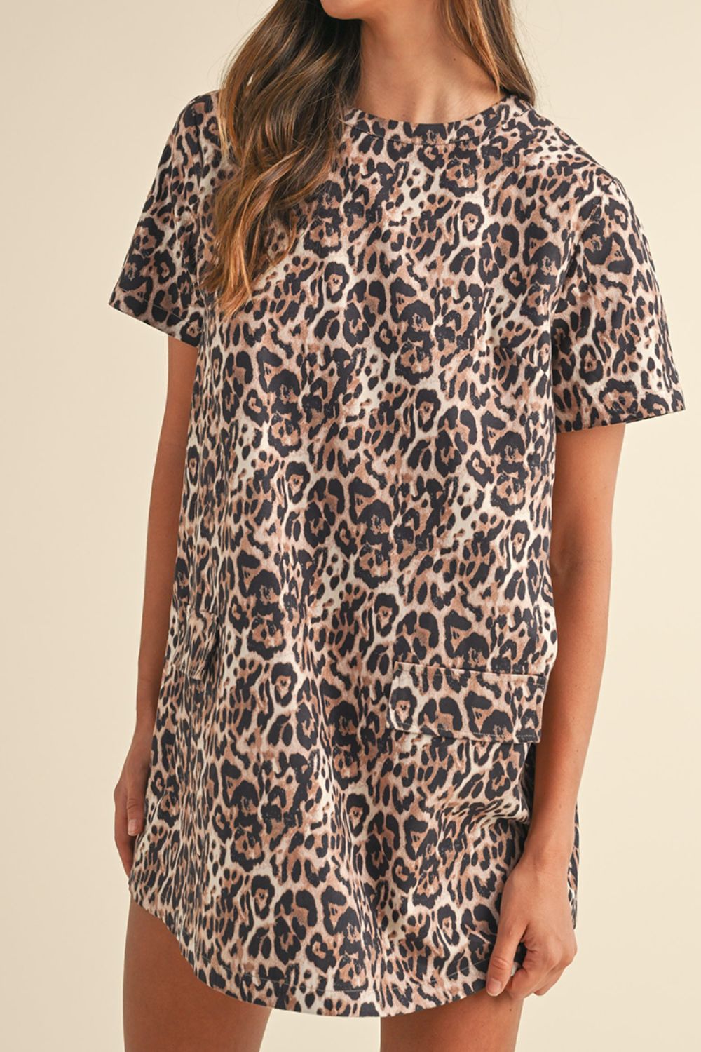 Fashion Sava | Leopard Mini Dress | Chic & Versatile Outfit - Leopard