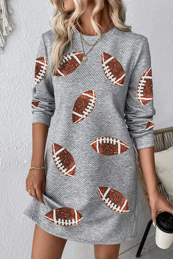 Fashion Sava | Sequin Mini Dress | Party Ready - Gray