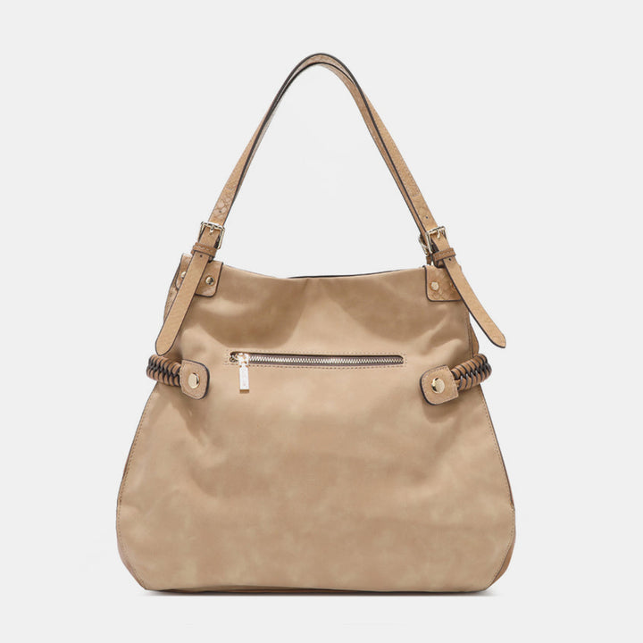 Fashion Sava | Hobo Bag | Rhinestone Embroidery & Tassel Design