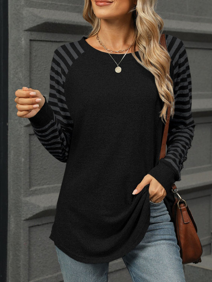 Fashion Sava | Round Neck T-Shirt | Casual Long Sleeve Style