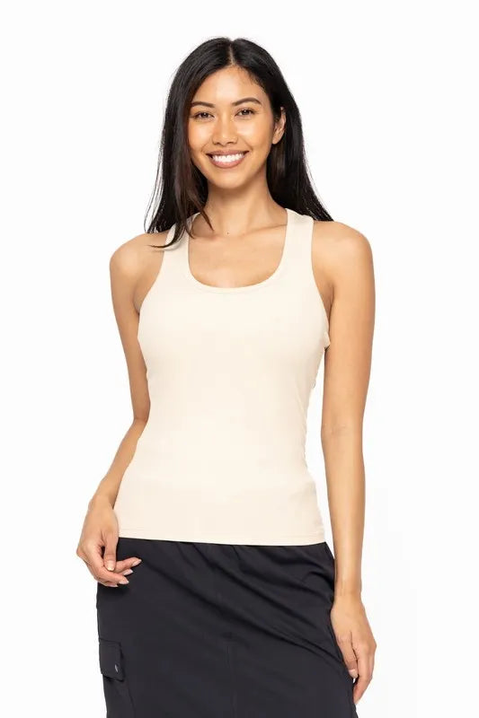 Fashion Sava | Slim Fit Scoop Neck Tank | Versatile Layering Piece