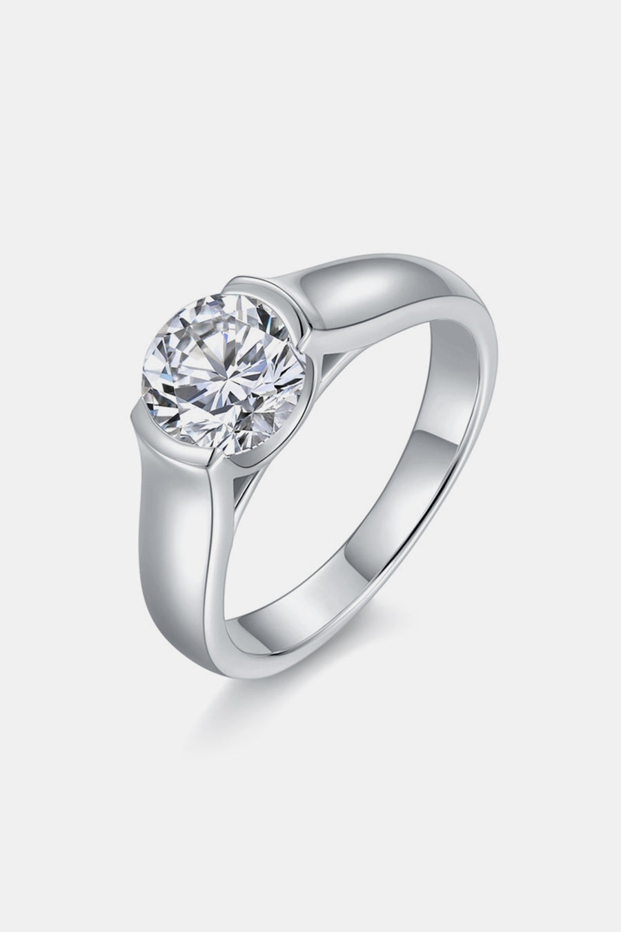 Fashion Sava | Moissanite Silver Ring | Elegant Statement Jewelry