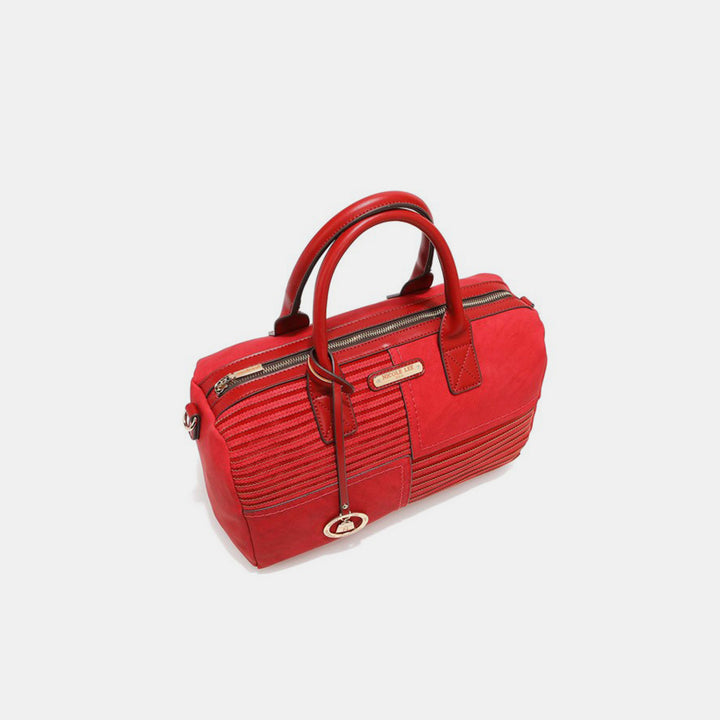 Fashion Sava | Boston Bag | Scallop Stitched Elegance