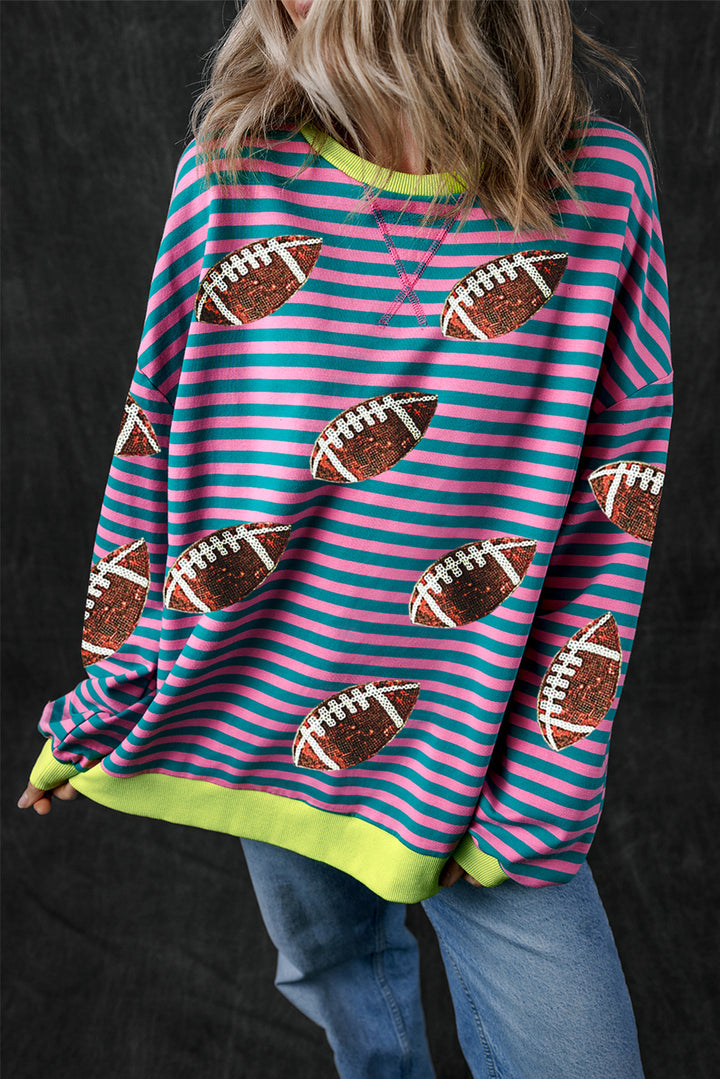 Fashion Sava | Striped Sweatshirt | Cozy Long Sleeve Style