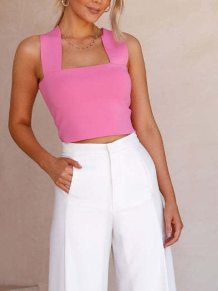 Fashion Sava | Square Neck Tank | Wide Strap Comfort
