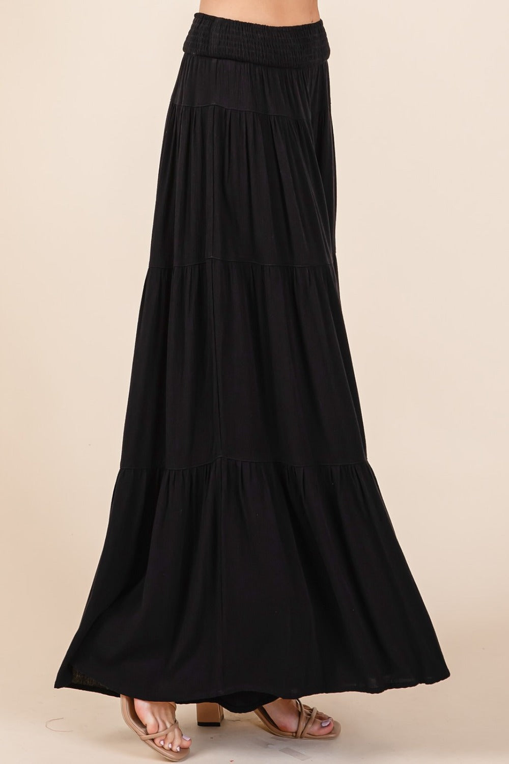 Fashion Sava | Wide Leg Pants | Smocked Elastic Waist
