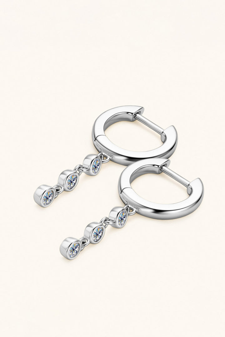 Fashion Sava | Sterling Silver Earrings | Moissanite Elegance