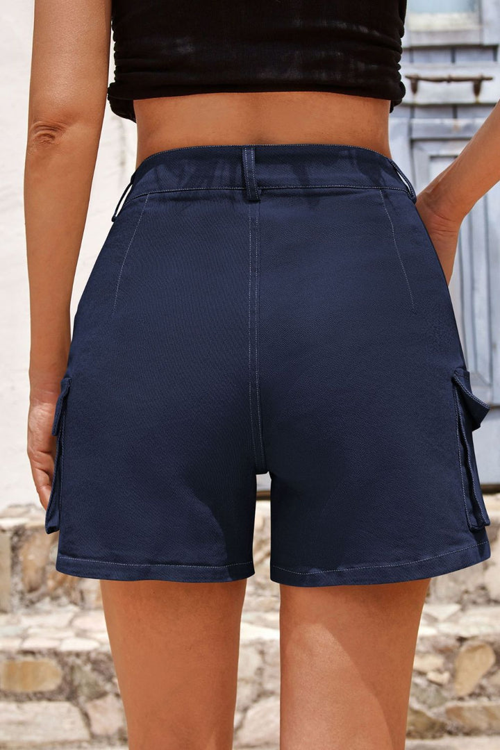 Fashion Sava | Pocketed High Waist Shorts | Versatile Summer Style