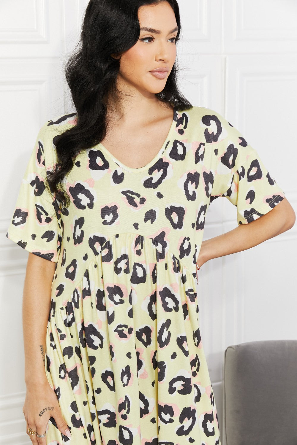 Vestido con estampado animal Take It Easy de BOMBOM