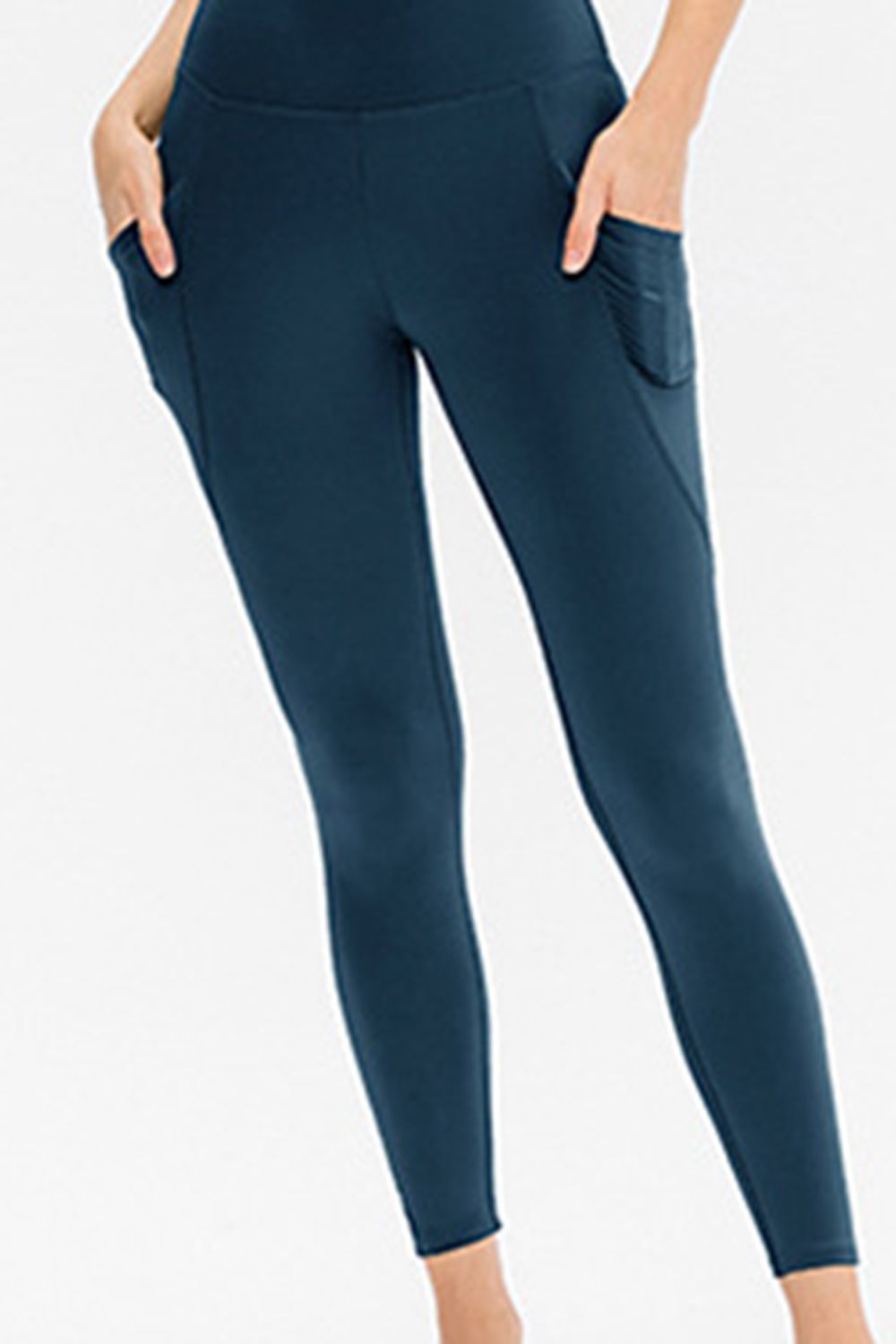 Leggings longs et actifs coupe slim avec poches