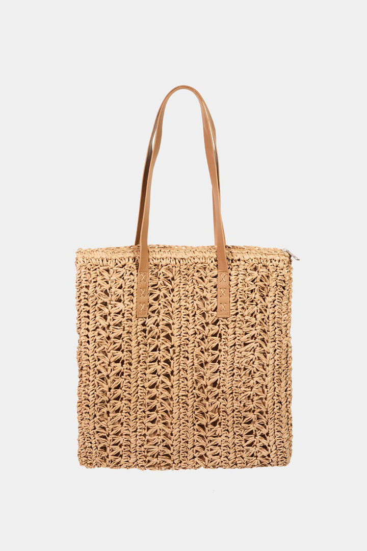 Fashion Sava | Straw Braided Tote Bag | Eco-Friendly Summer Essential