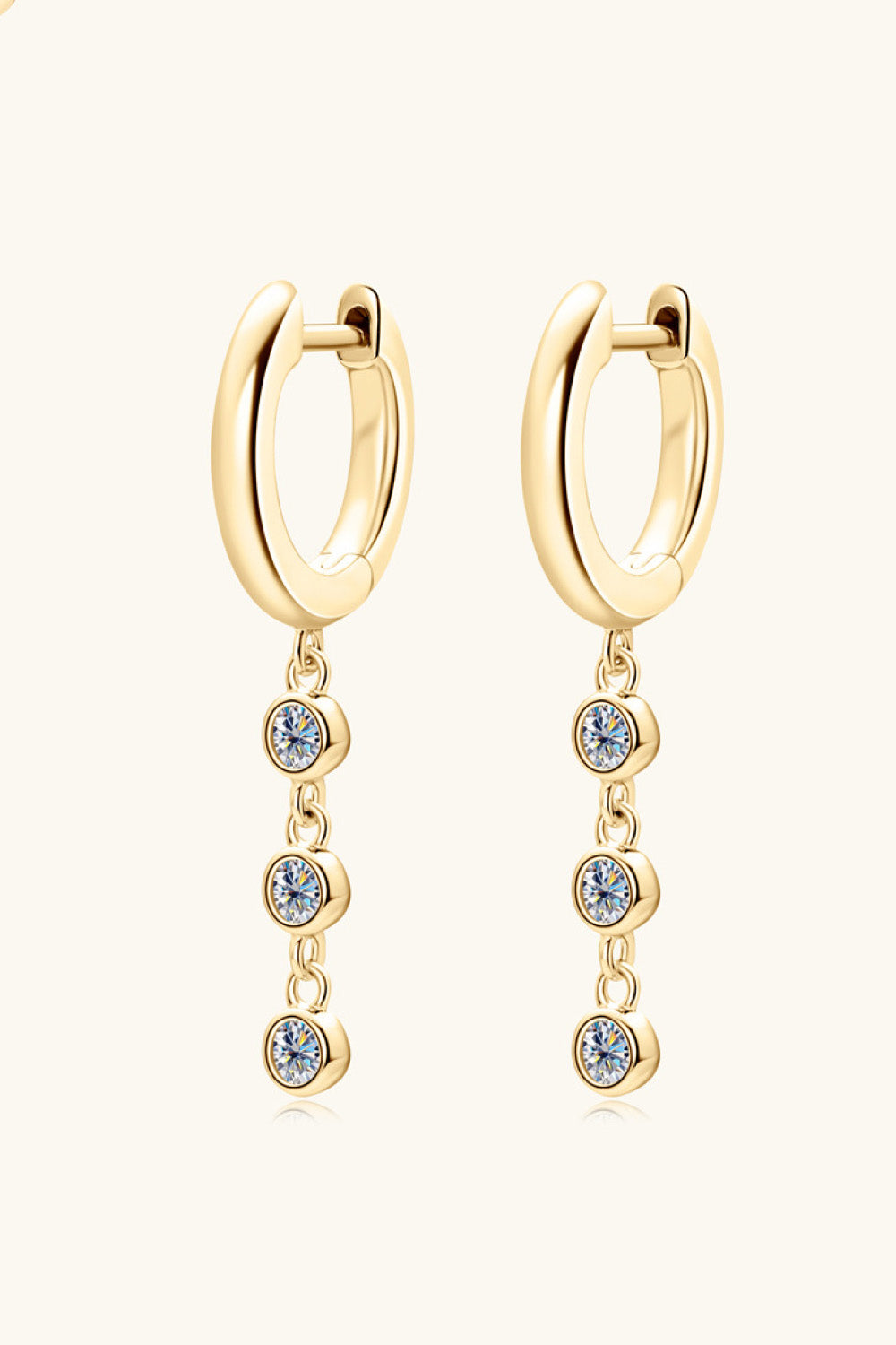 Fashion Sava | Sterling Silver Earrings | Moissanite Elegance