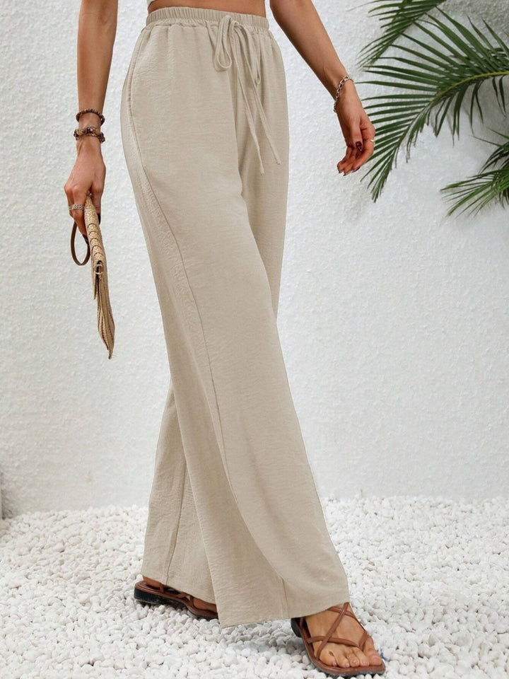 Fashion Sava | Wide Leg Drawstring Pants | Effortless Comfort