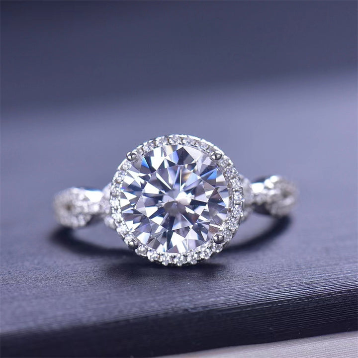 Fashion Sava | Moissanite Ring | 3 Carat 925 Sterling Silver