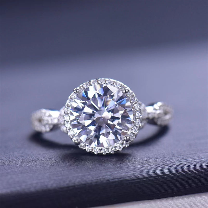Fashion Sava | Moissanite Ring | 3 Carat 925 Sterling Silver