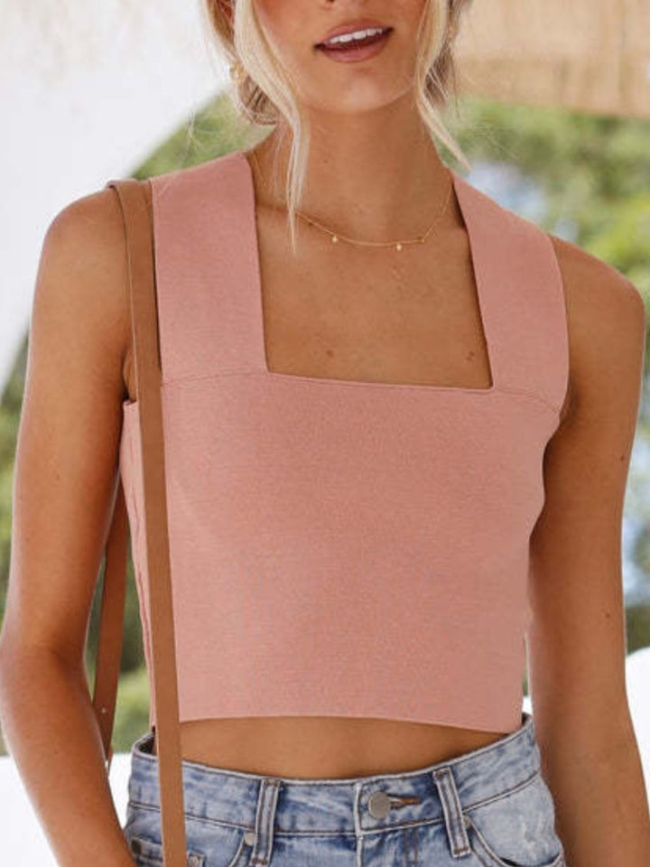 Fashion Sava | Square Neck Tank | Wide Strap Comfort