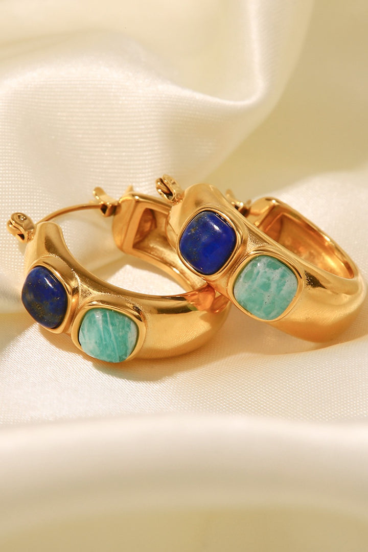 Fashion Sava | Hoop Earrings | 18K Gold-Plated Stainless Steel