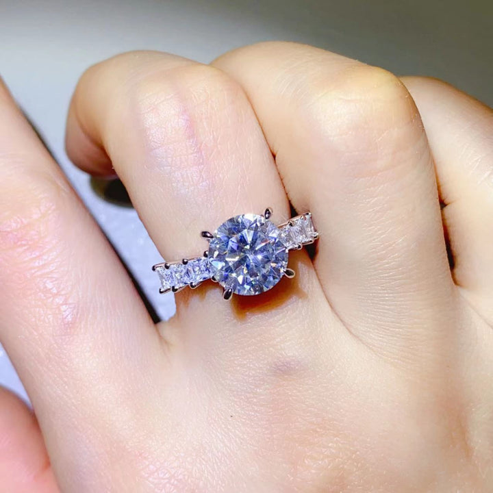 Fashion Sava | Moissanite Ring | 925 Sterling Silver Elegance