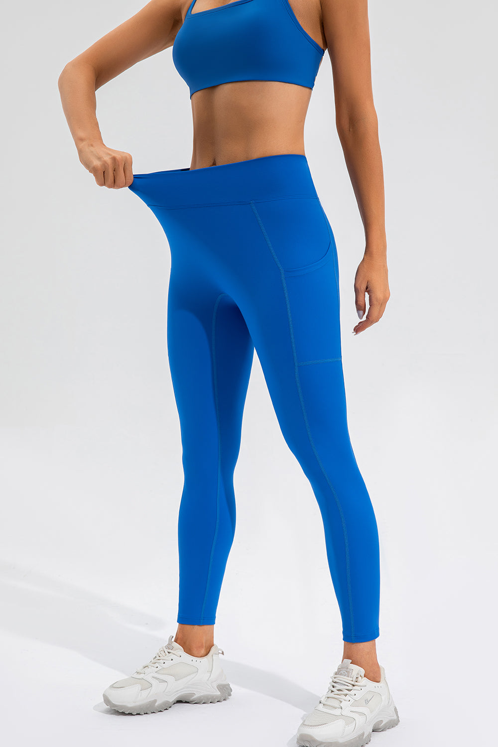 Leggings deportivos de cintura alta con bolsillos