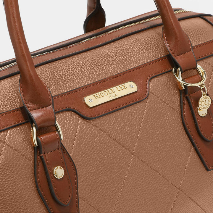 Fashion Sava | Boston Bag | Diamond Quilted Elegance