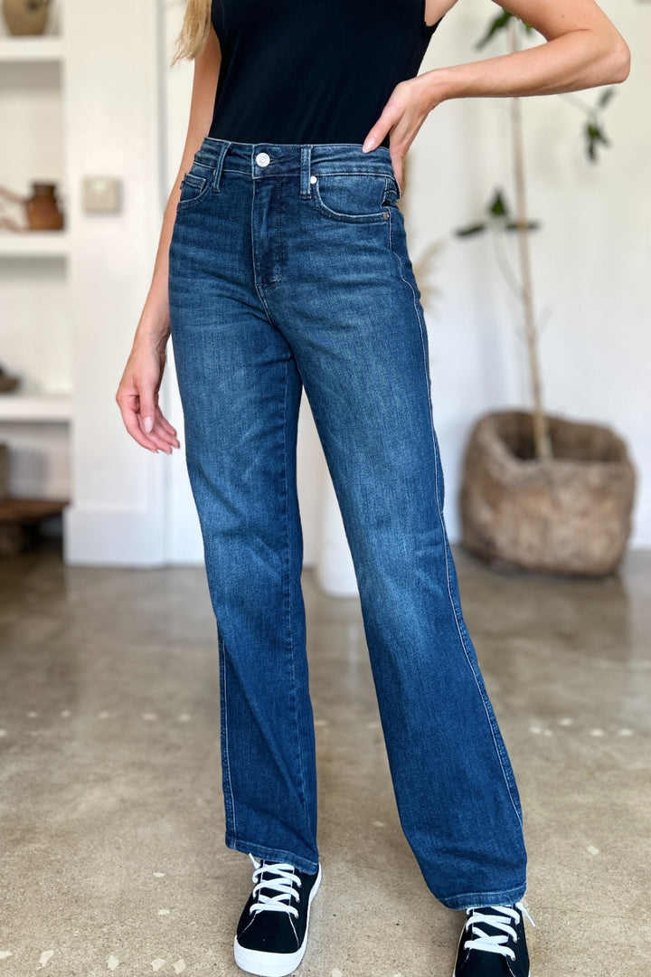 Fashion Sava | Tummy Control Jeans | Full Size Straight Fit